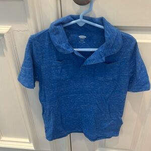 Old Navy blue polo lightweight, short sleeve shirt